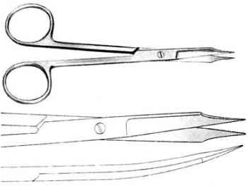 Ножницы для десен изогнутые 131-213 13см Медента